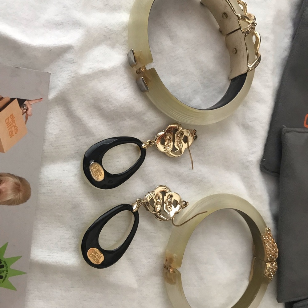 Alexis Bittar Lucite + crystal set - Picture 2 of 5